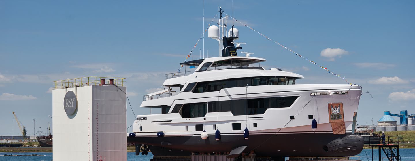 Rosetti superyachts EMOCEAN at launch