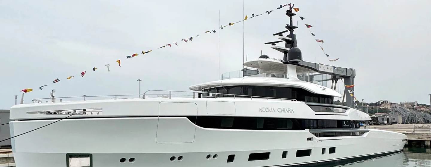 Superyacht Acqua Chiara launching