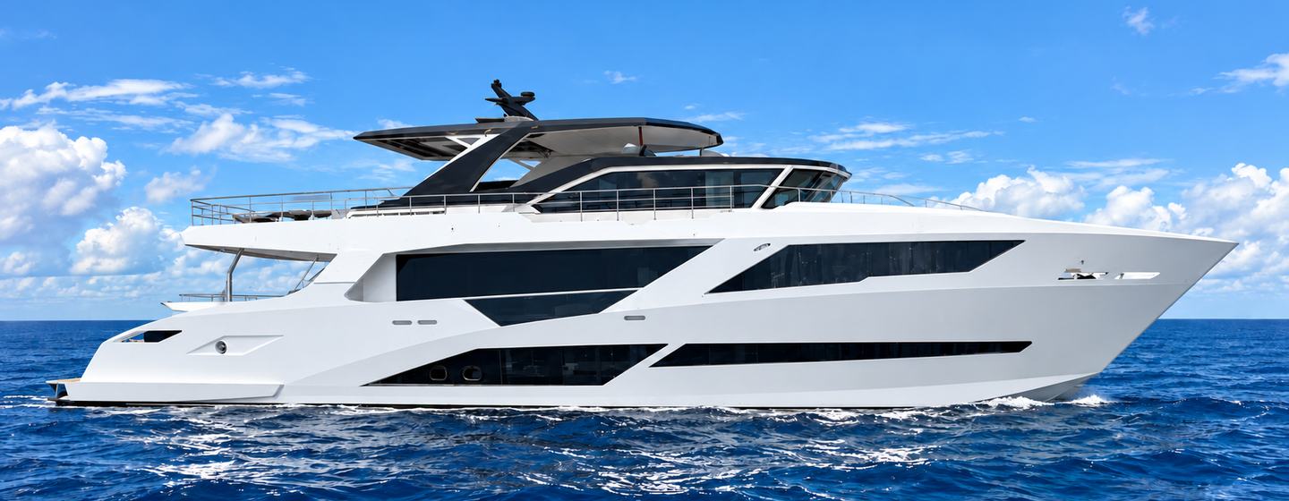 Grand Ocean motor yacht Motu rendering 