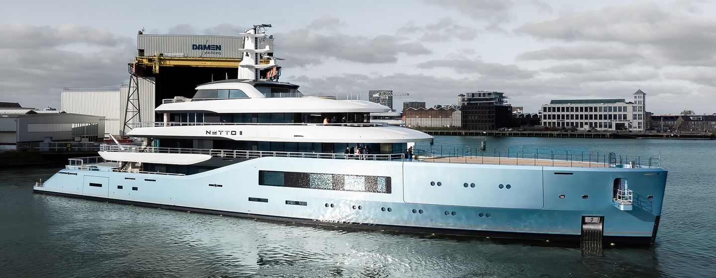 Amels 80 Superyacht Netto II at launch