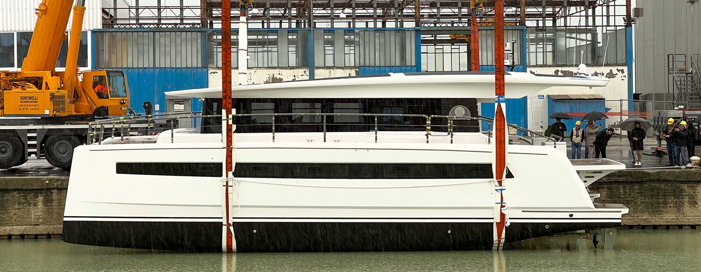 Silent Yachts launch first Silent 60 from new Fano facility photo 1