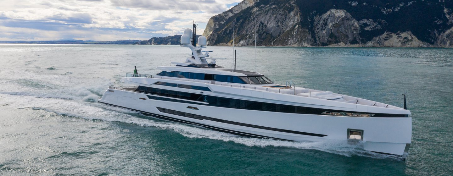 K2 Superyacht on sea trials