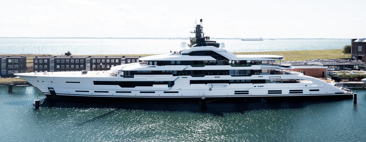 Superyacht Project Tanzanite at launch