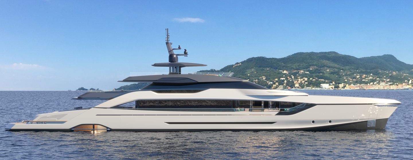 Rendering of Tankoa T55 Sportiva on water 