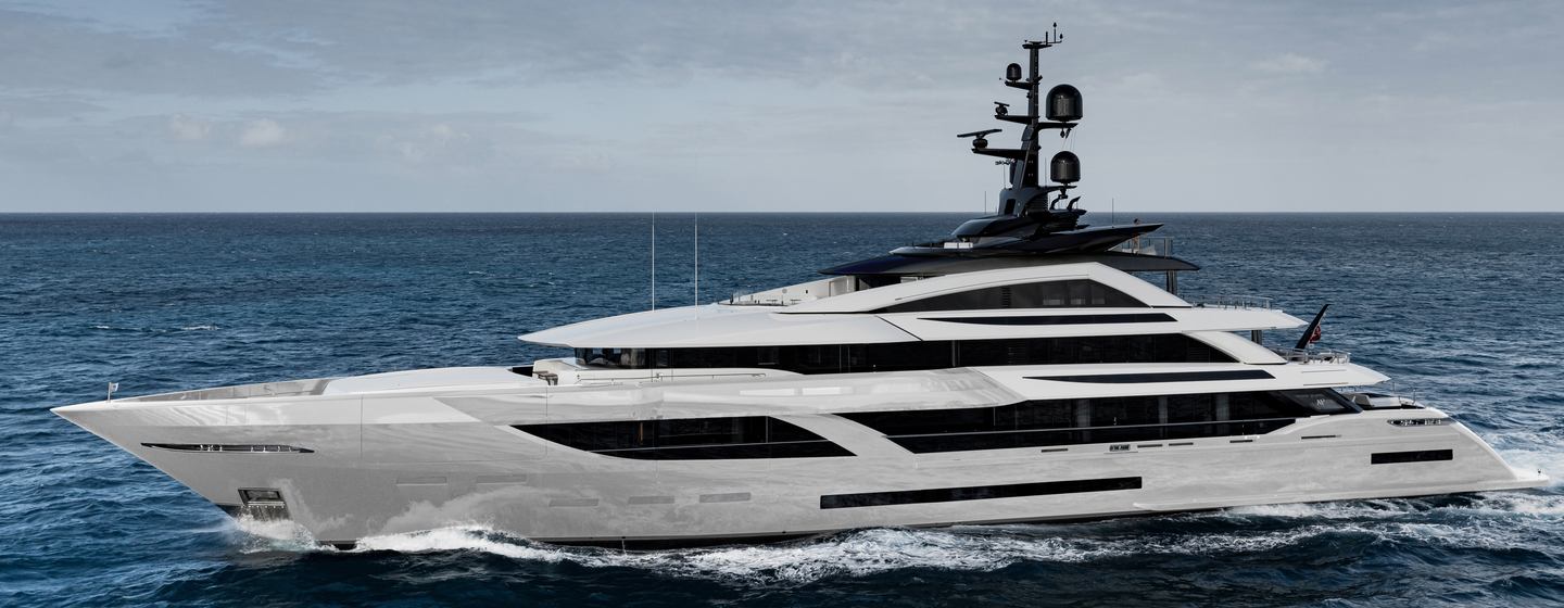 Rendering of second unit of ISA classic 65 superyacht