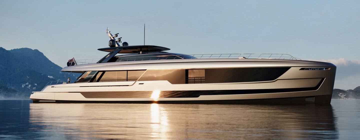 Rendering of superyacht Project Zen