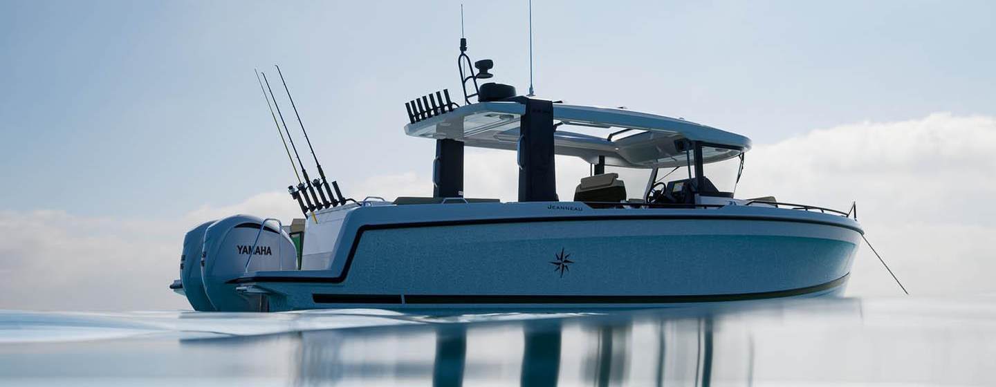 Rendering of Jeanneau EX 34 Hard Top boat 