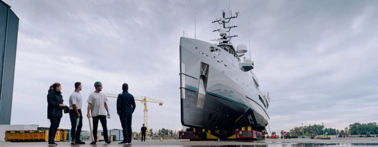 72m Damen Companion Yacht Indratus Emerges With New Look Following Oceanco Refit photo 1