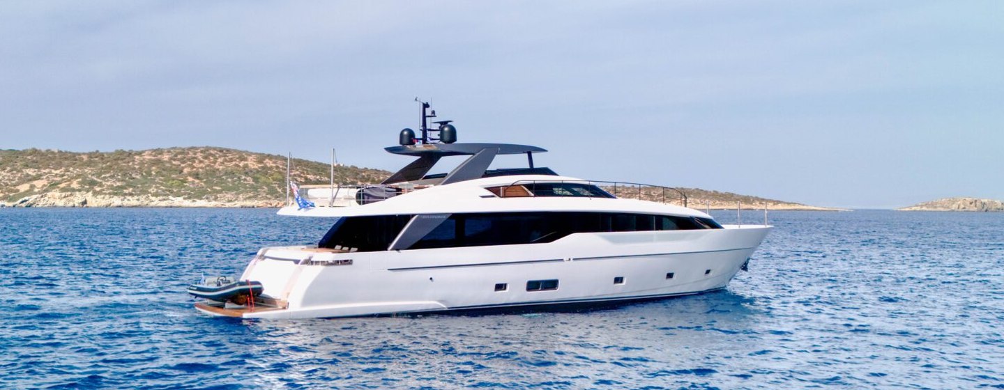 Superyacht Judy at anchor