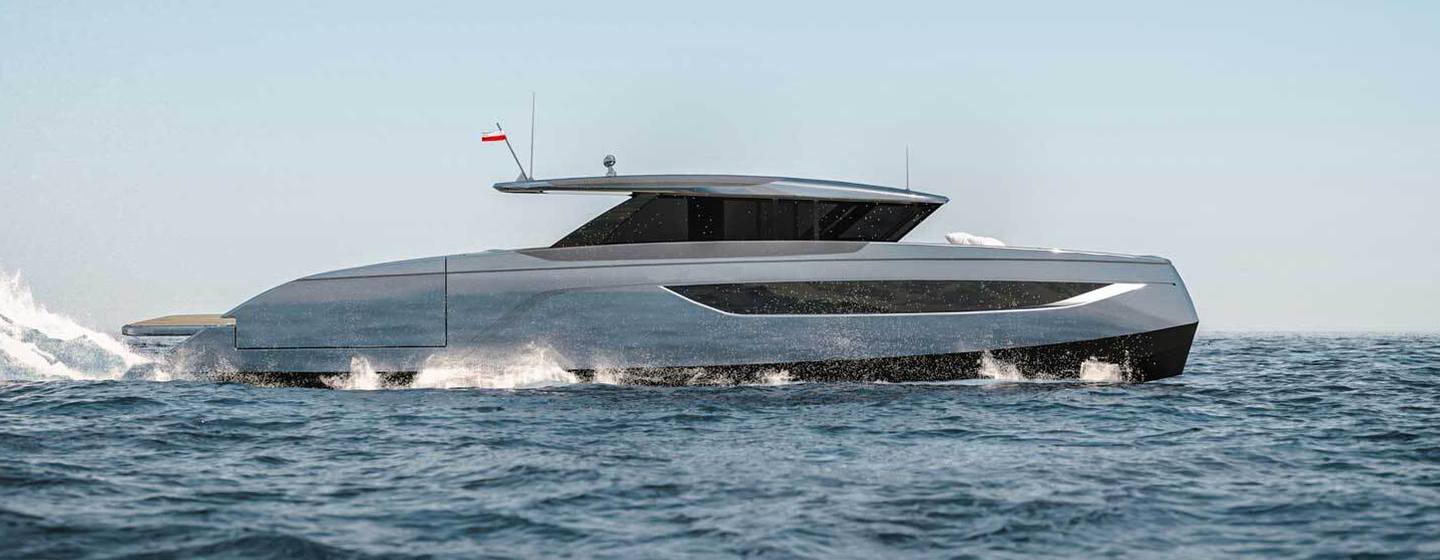Sunreef Ultima 55 catamaran underway side view 