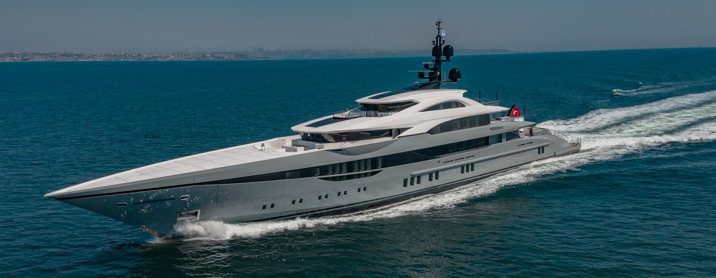 Superyacht TATIANA on water