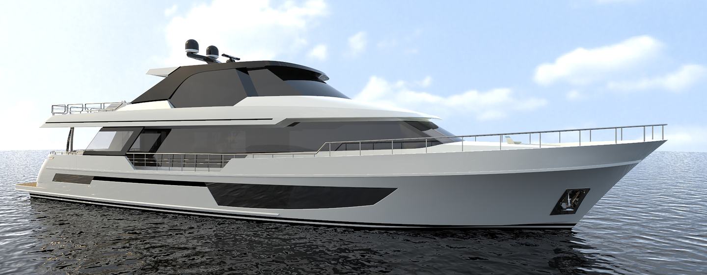 CGI of Ocean Alexander 32L