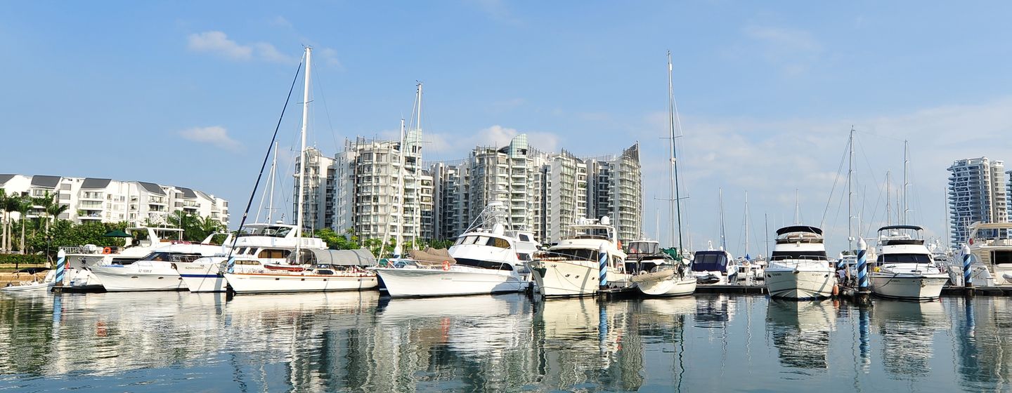 Yachts at Singapore Yacht Show