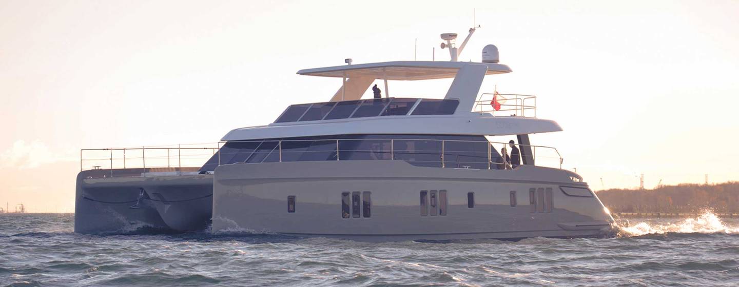 Sunreef Yachts 60 Sunreef Power catamaran under way 