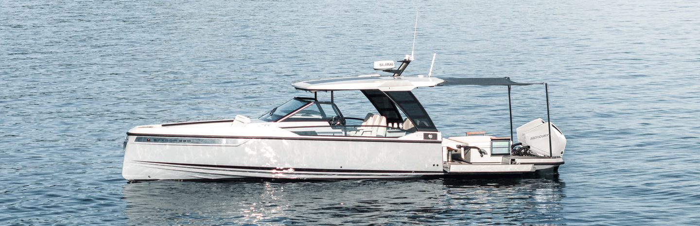 Saxdor 320 GTO Boats, Example 1