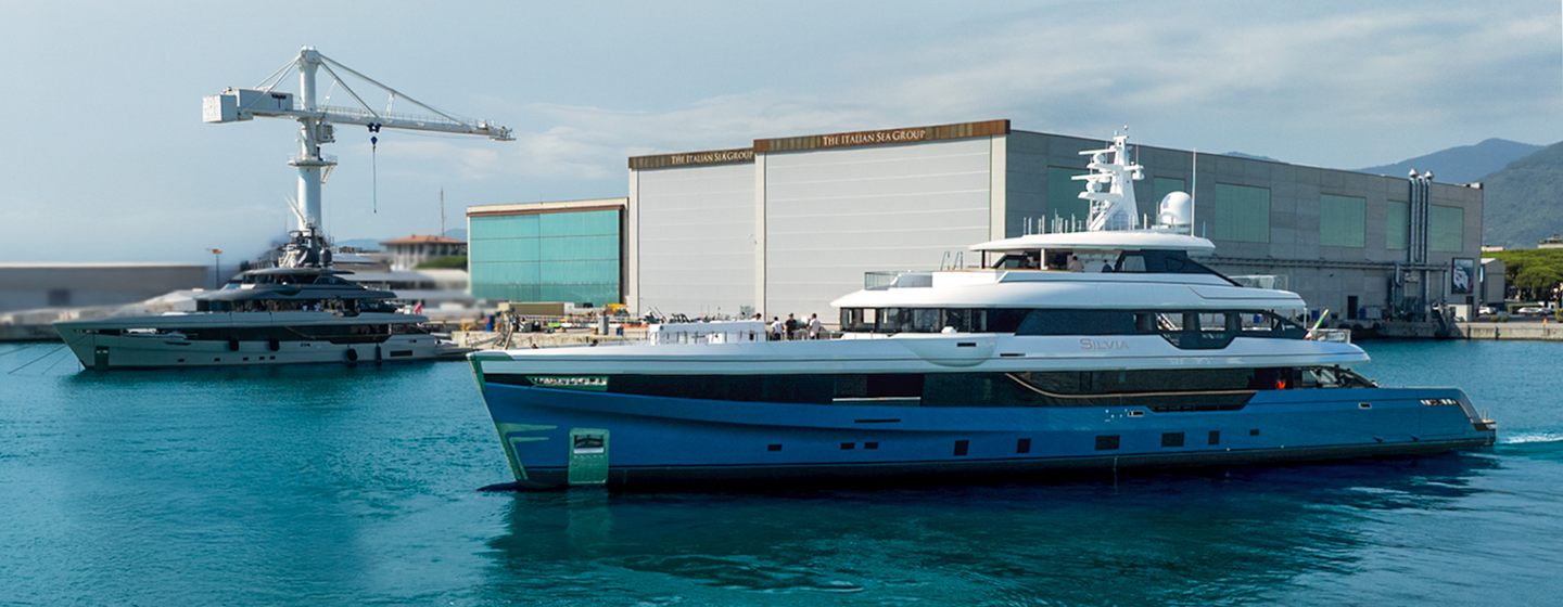 Admiral Panorama Superyacht Silvia at launch