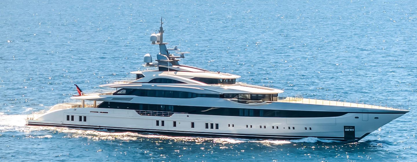 Bilgin superyacht Al Reem underway side view 