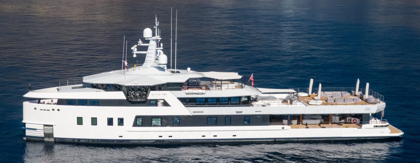  Damen Yachting explorer yacht After You at anchor side view 