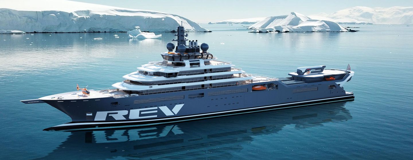 Future World’s Largest Yacht 195m REV OCEAN by Vard Embarks on Sea Trials photo 1