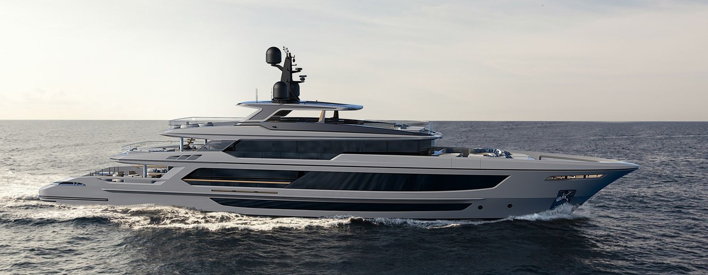 Superyacht Moneikos under way 