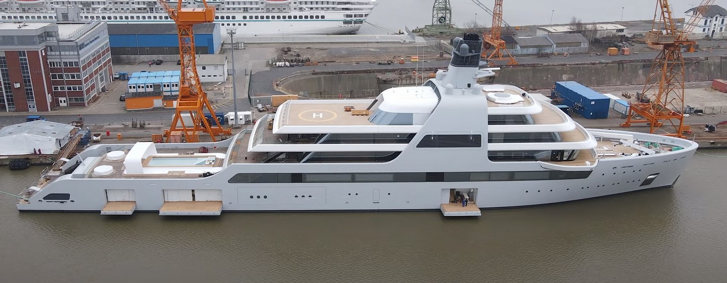 140m superyacht SOLARIS spotted on sea trials photo 1