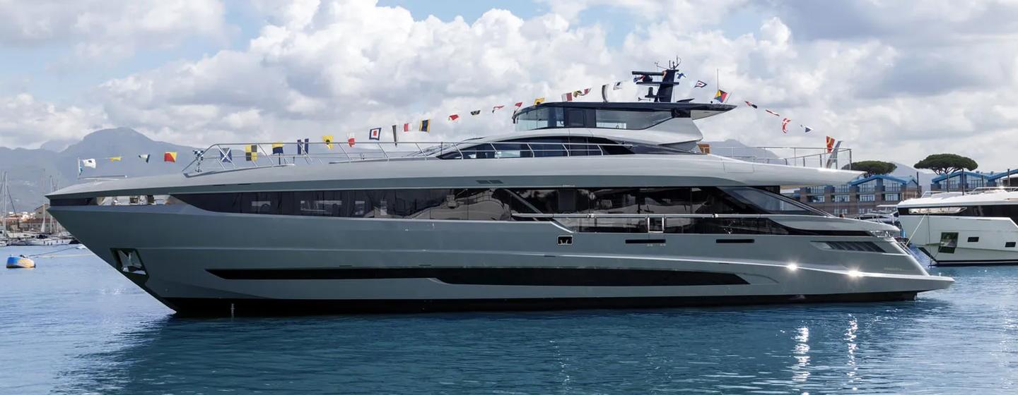 Twelfth Mangusta GranSport 33 Yacht at launch