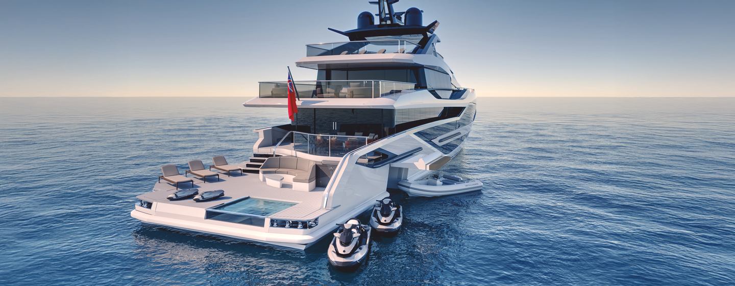 Illustration of new Sunseeker 460