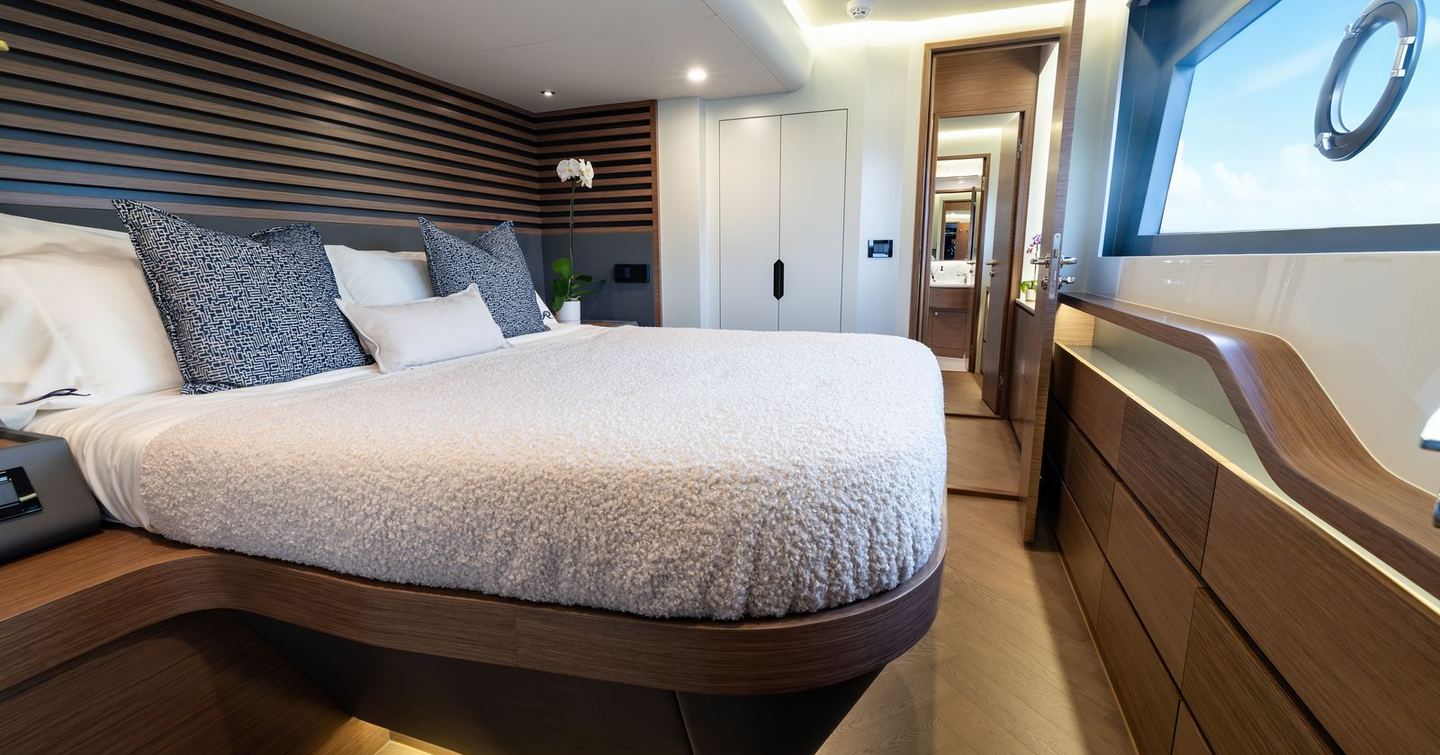 Oceanwalker S60 Catamaran owner's cabin 