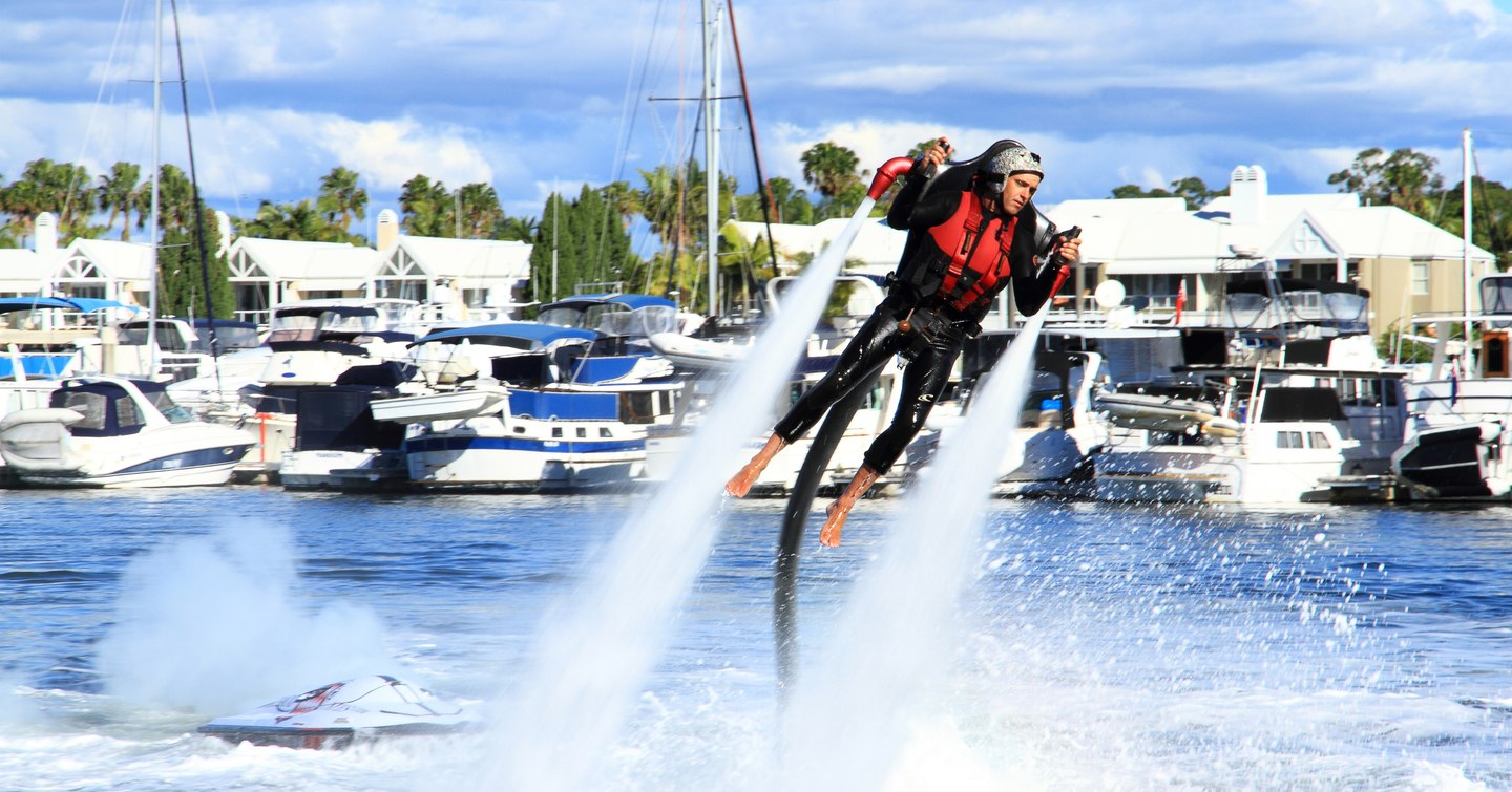 Jetpack demonstration by Brendan Radke.