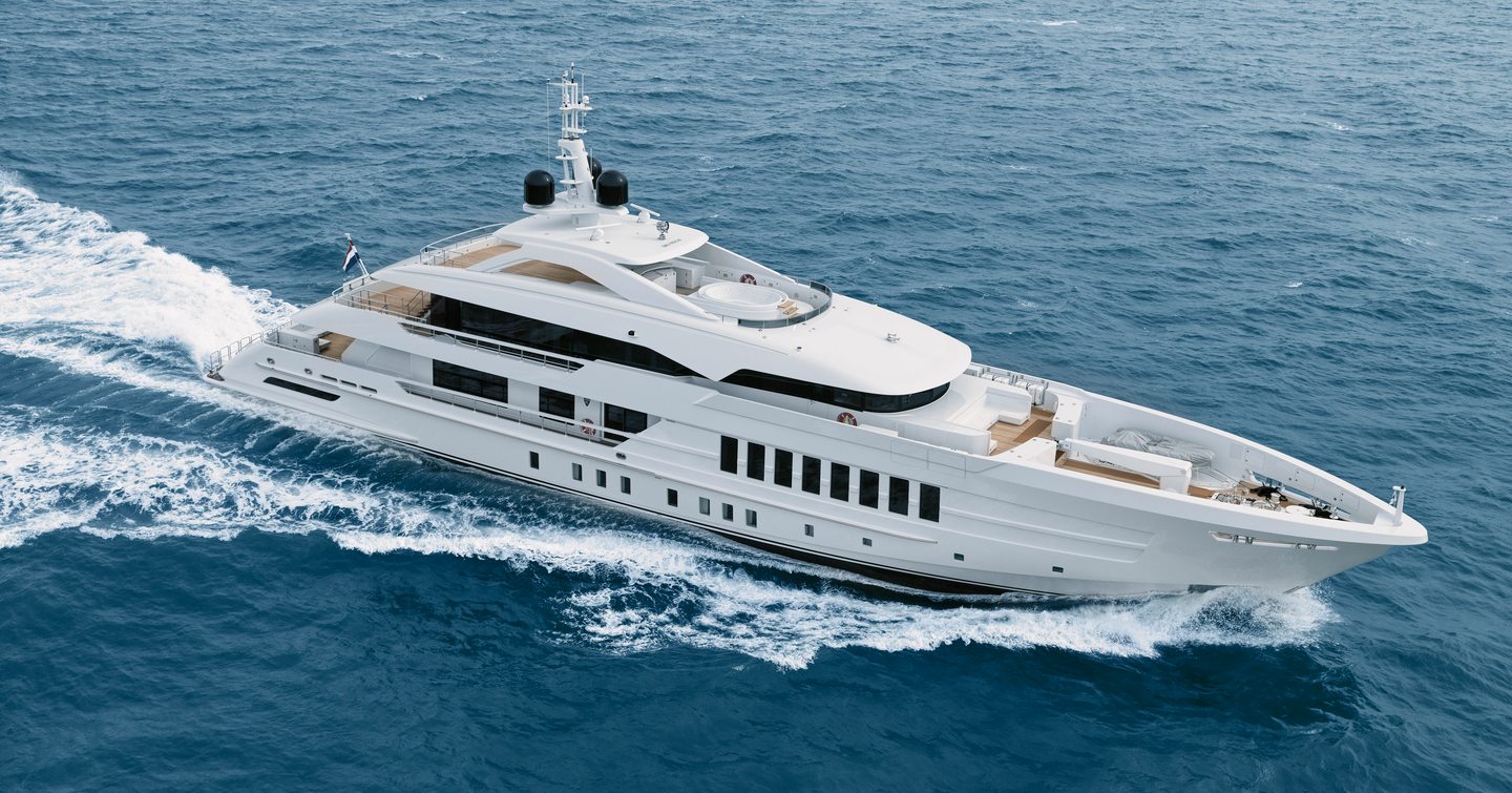 Superyacht MOSKITO on water