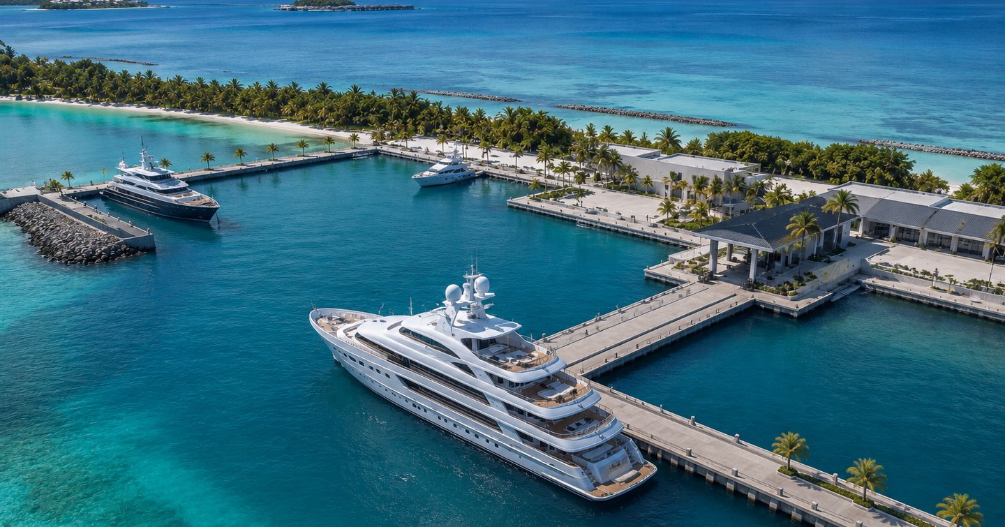 Illustration: Marina investment is accelerating across Asia, but expanding support facilities, technical services and capacity for larger superyachts remains the region's next major challenge.