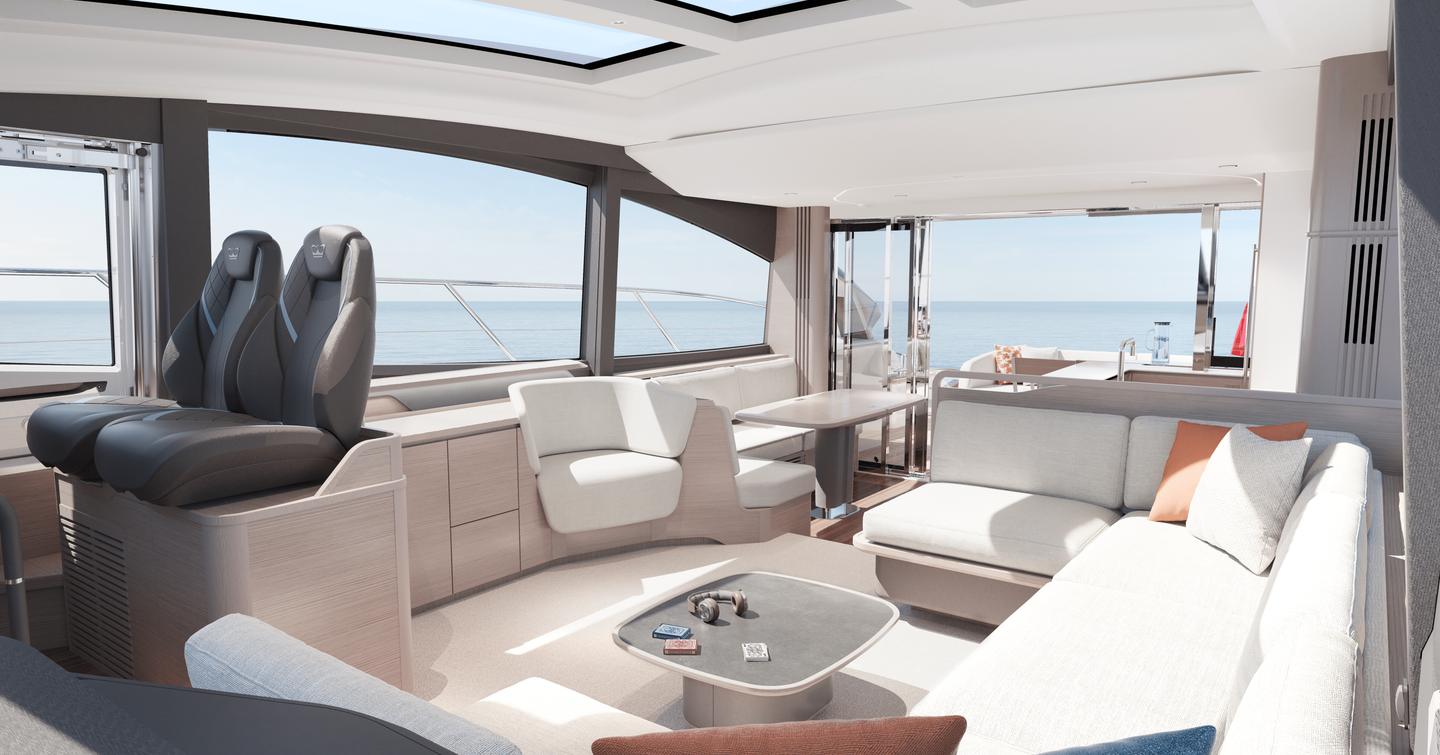 Interiors of the Princess V65