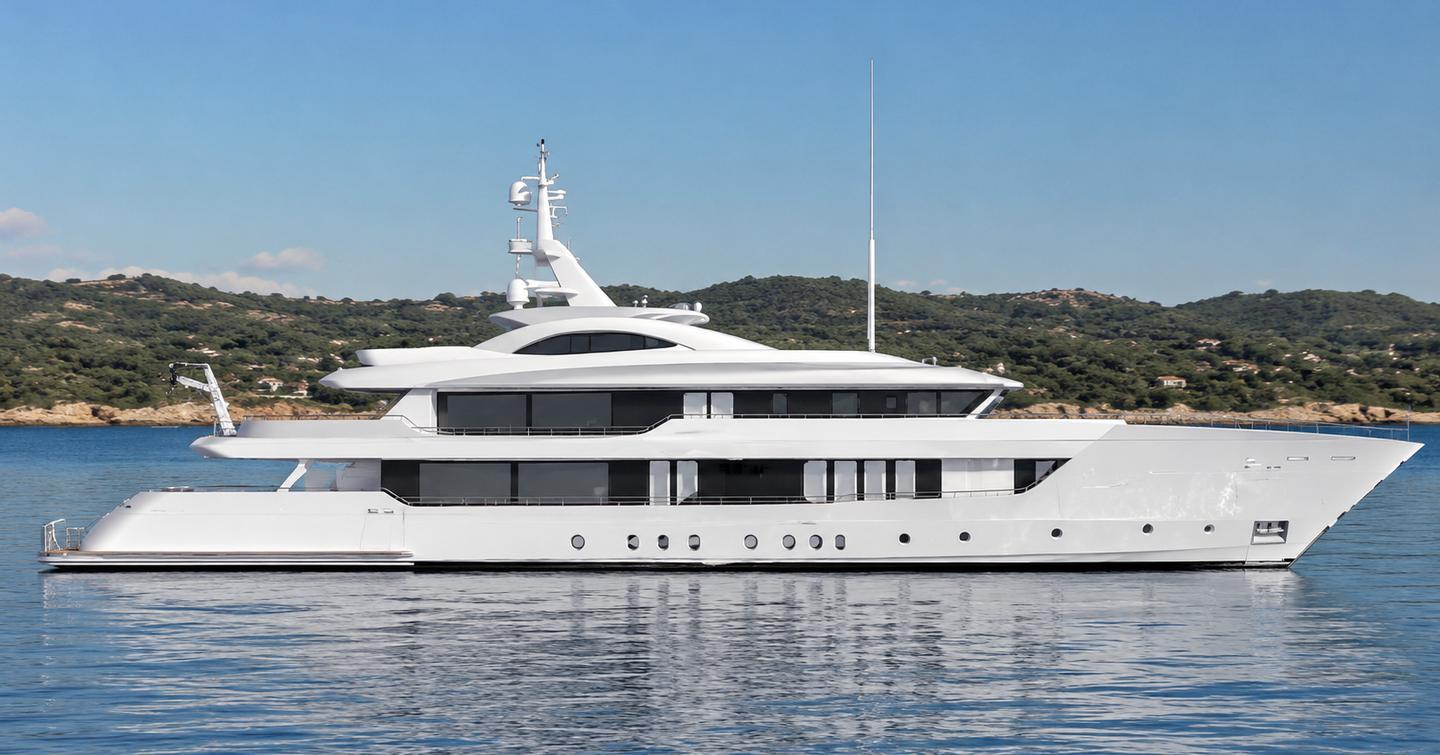 Rendering of Superyacht Project Kansei