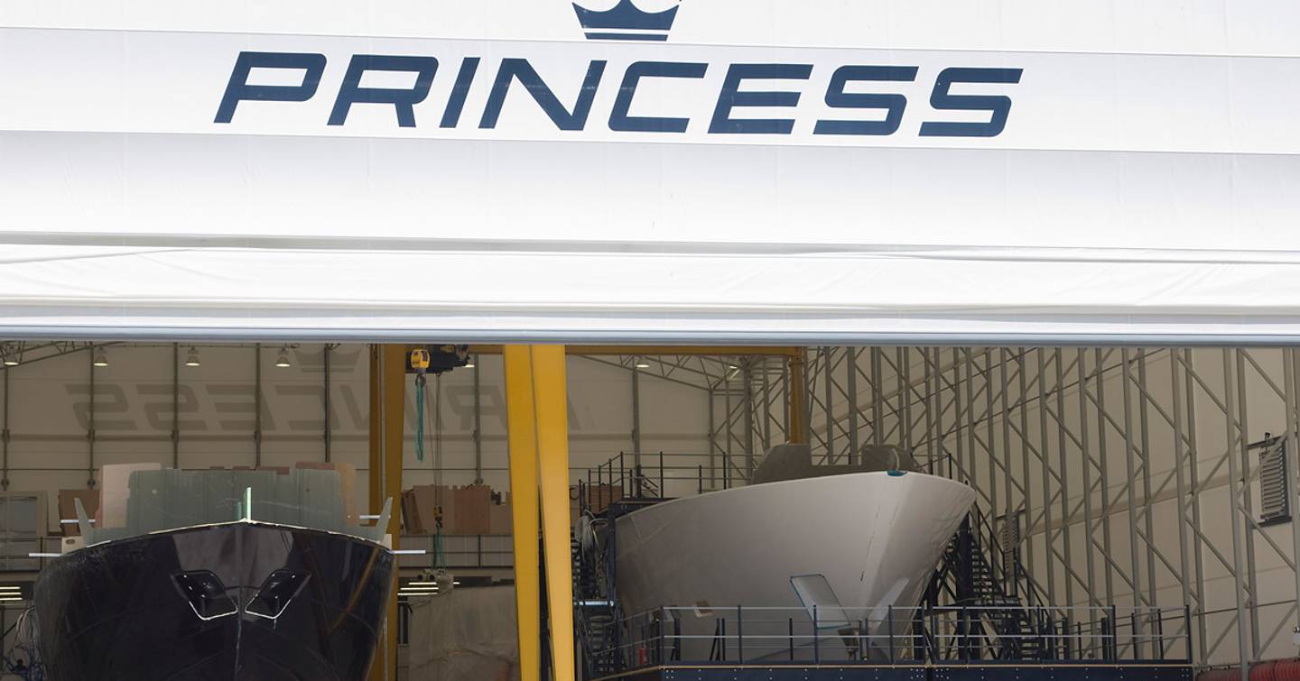 new models of Princess Yachts being built in UK