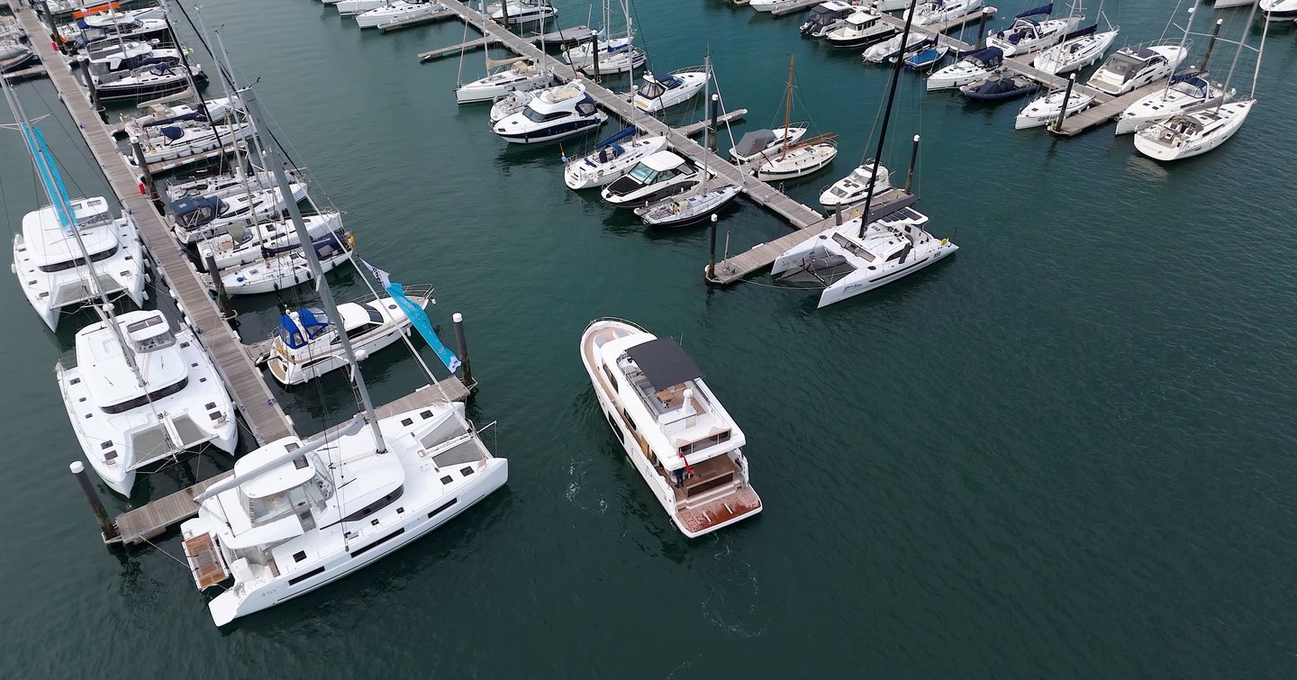 Beneteau-Swift-Trawler-54-Review-entering-the-marina