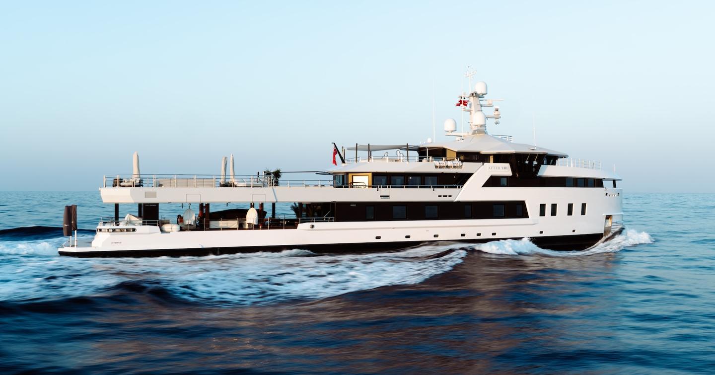 Damen Yachting Xplorer 60 support yacht under way