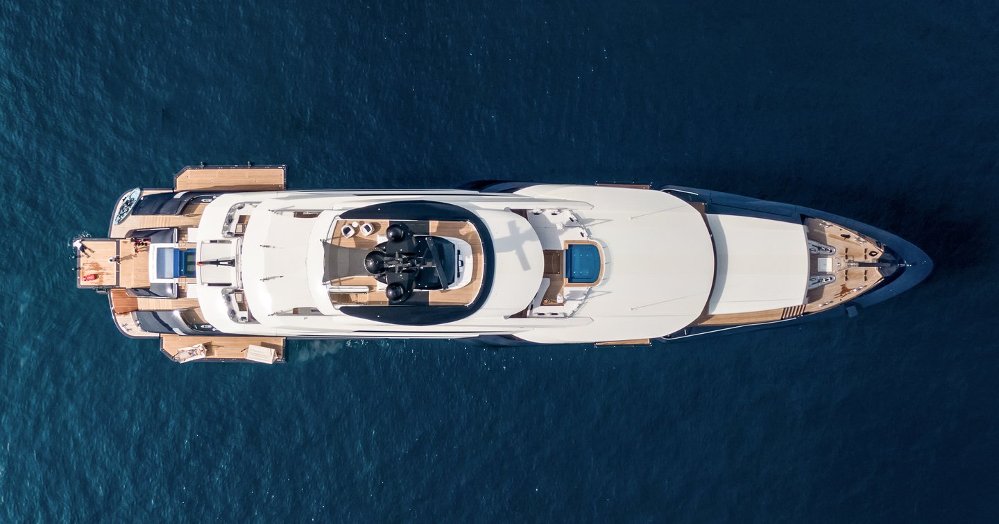 Hero shot of Superyacht Resilience