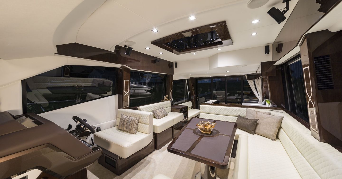 Galeon 500 Fly saloon, Galeon 500 Fly interior 