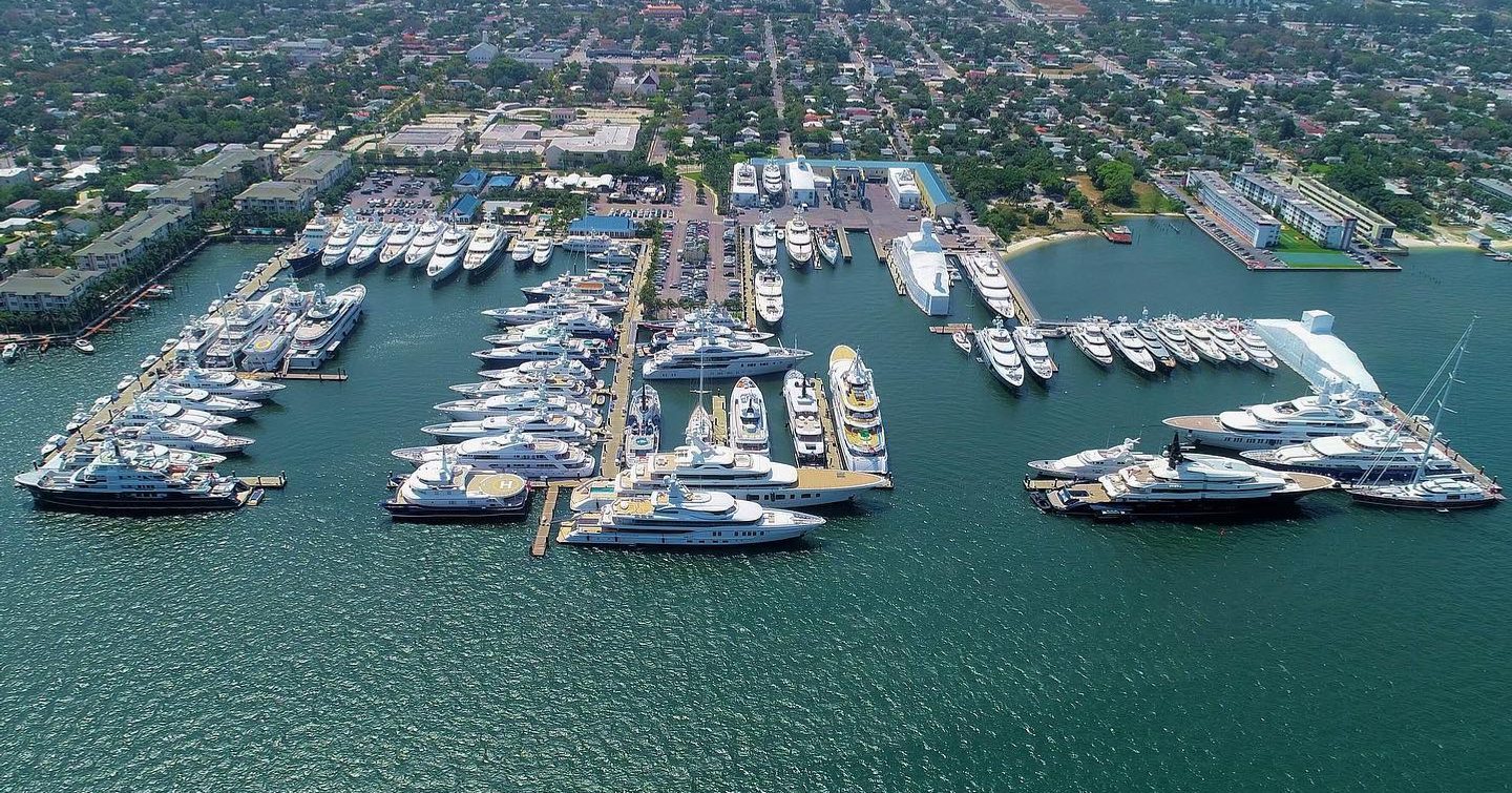 Marina and refit facility in West Palm Beach Florida