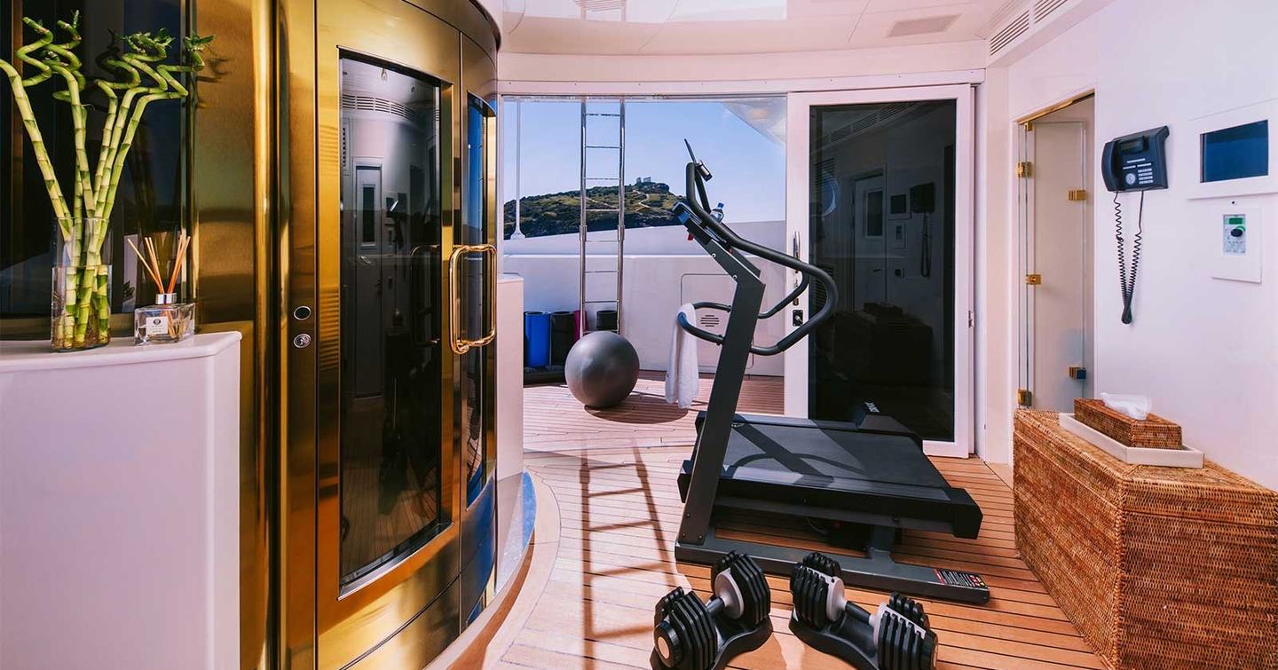 Superyacht IDyllic indoor gym