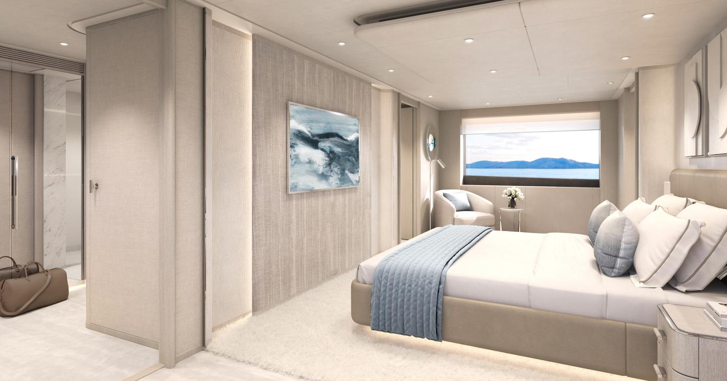 master cabin on project grace