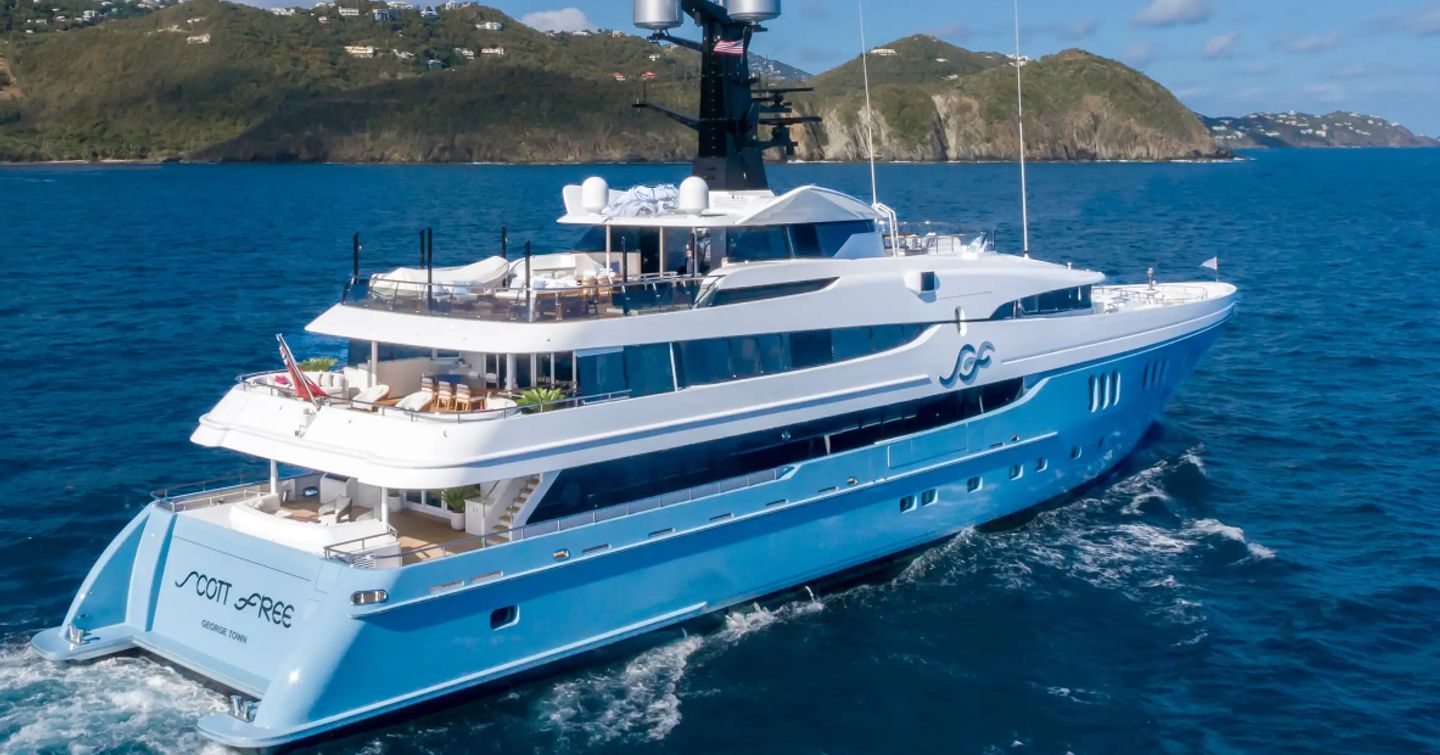Abeking & Rasmussen Superyacht Scott Free under way 