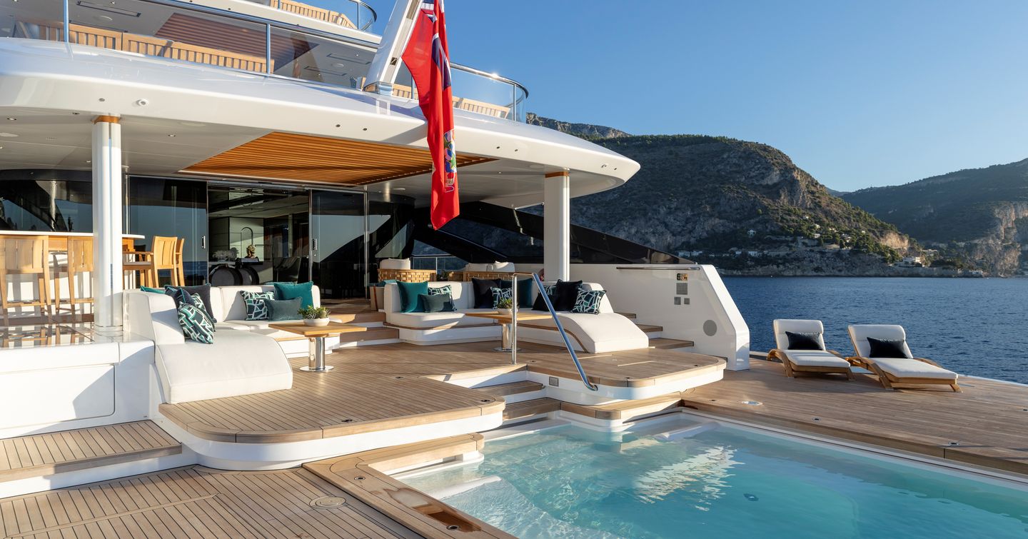 Lady Estey Oasis Deck with infinity pool 