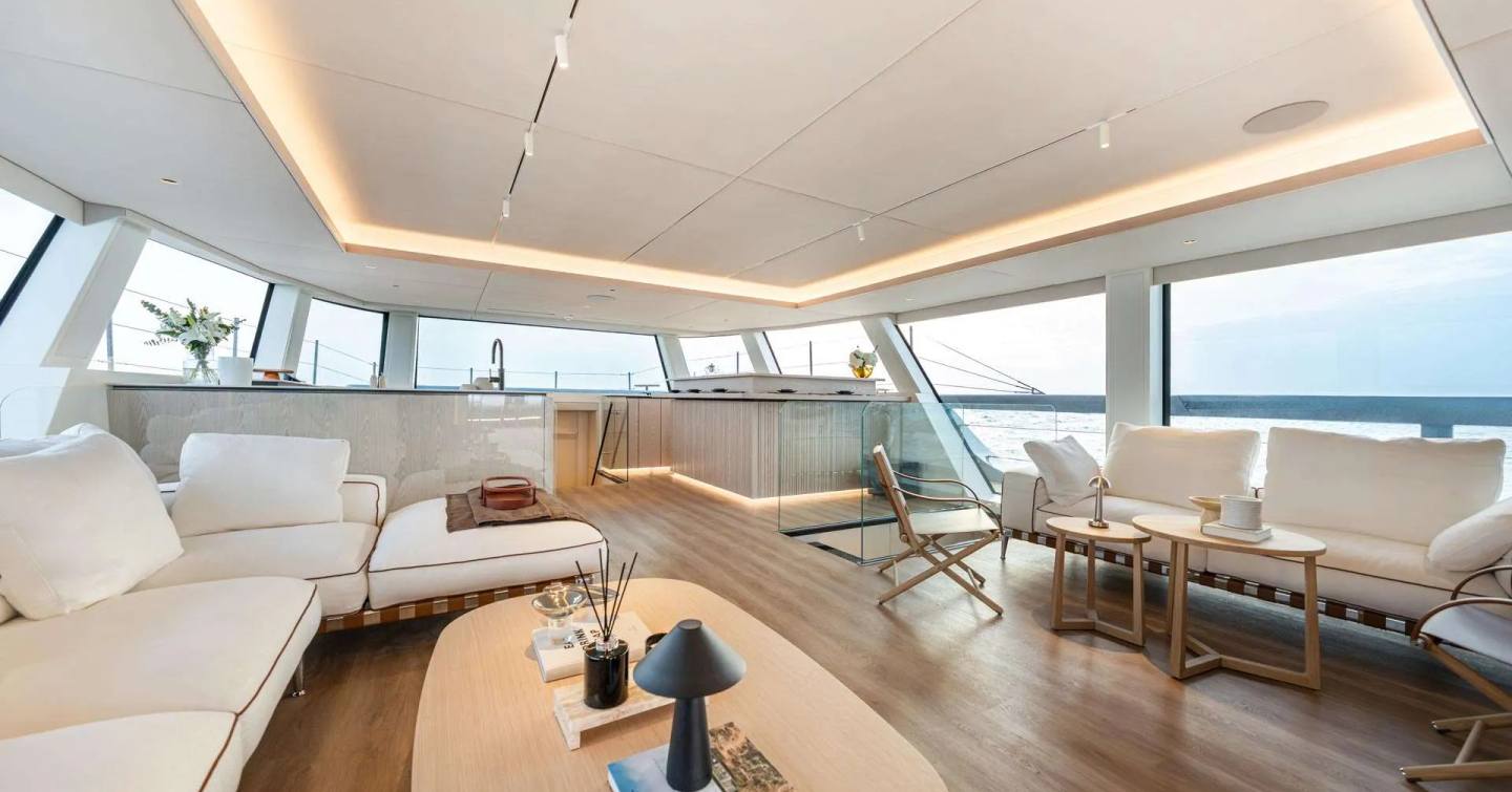 Sunreef Ultima 88 Catamaran main saloon