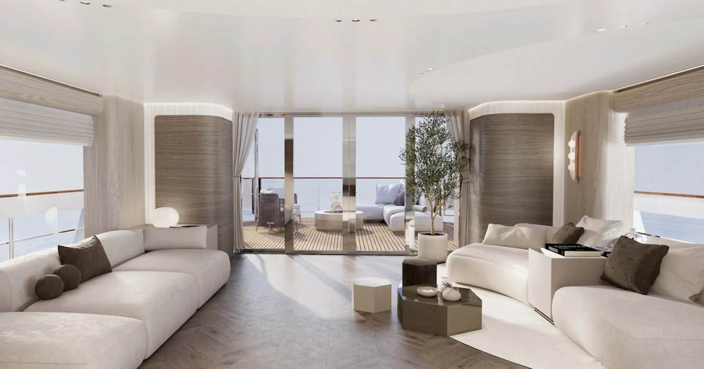 Rendering of Sirena 118 interior
