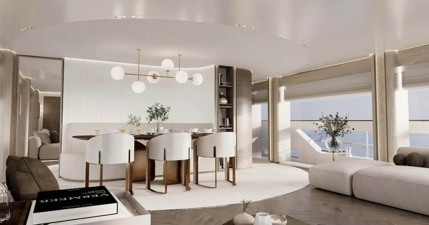 Rendering of Sirena 118 dinning