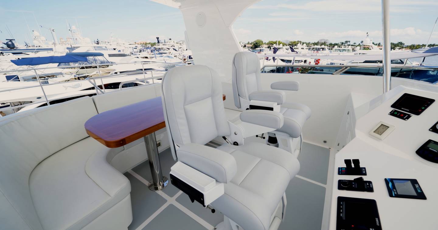 Nordhavn-68-Review-flybridge-chairs