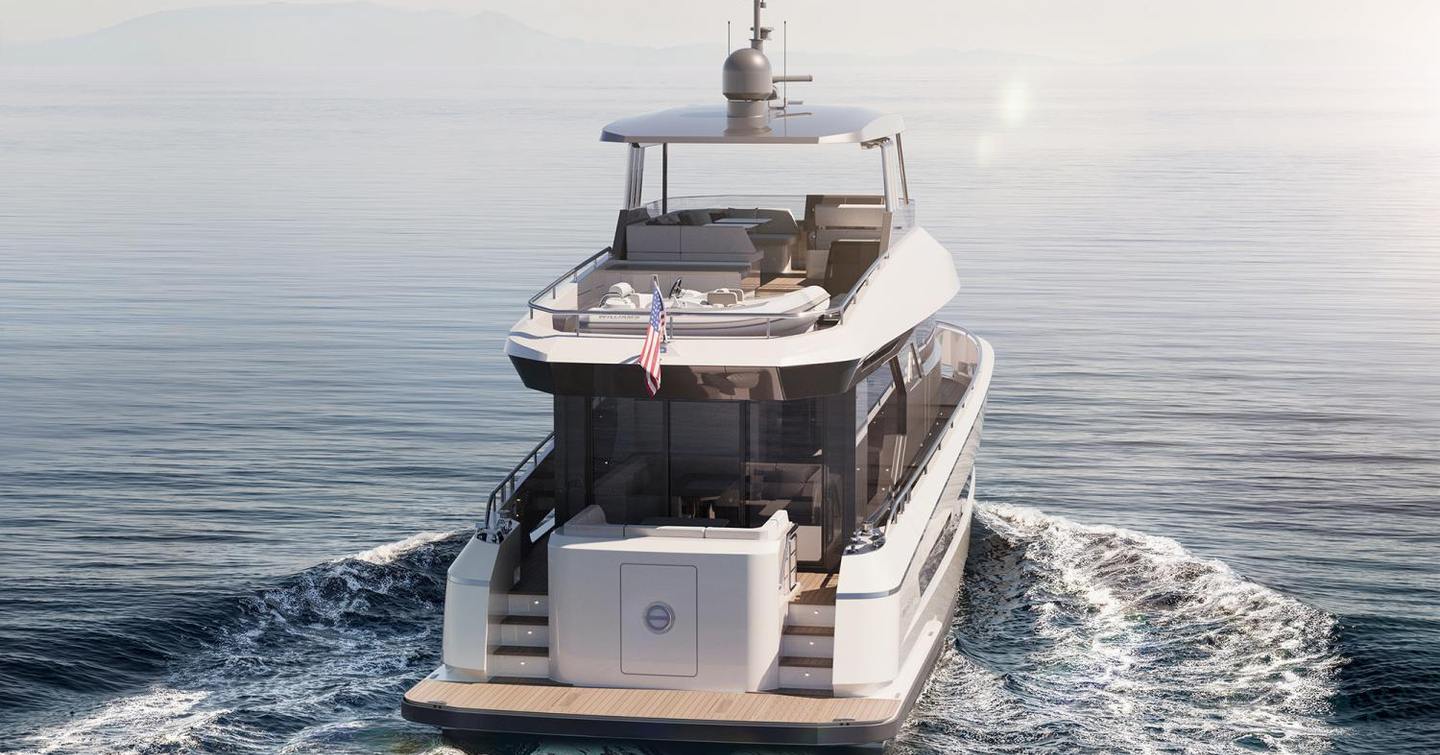 Rendering of 540 adventure aft on water