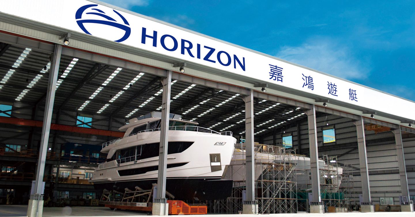 Yachts in Horizon production facility