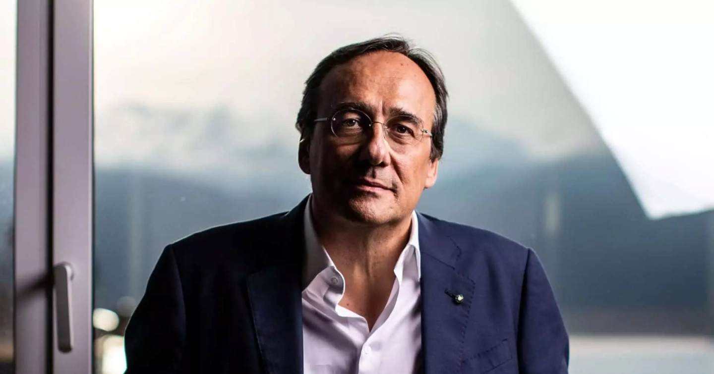 Close up shot of Sanlorenzo's Massimo Perotti